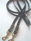 L�dert�jle 1 kl. sort bl�d l�der.  16 mm 